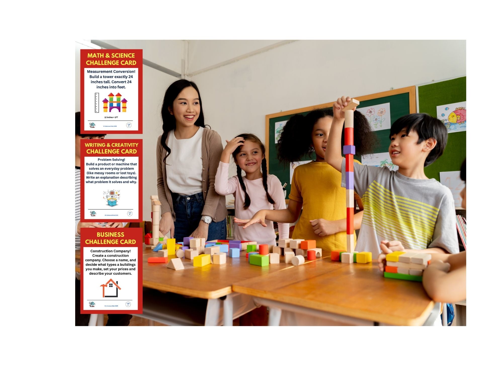 UniKidz Challenge Cards Learning Bundle