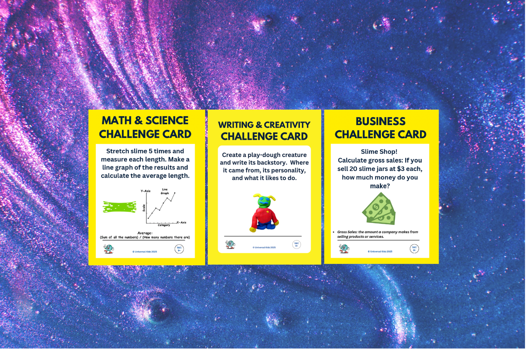 Unikidz Challenge Cards Learning Bundle
