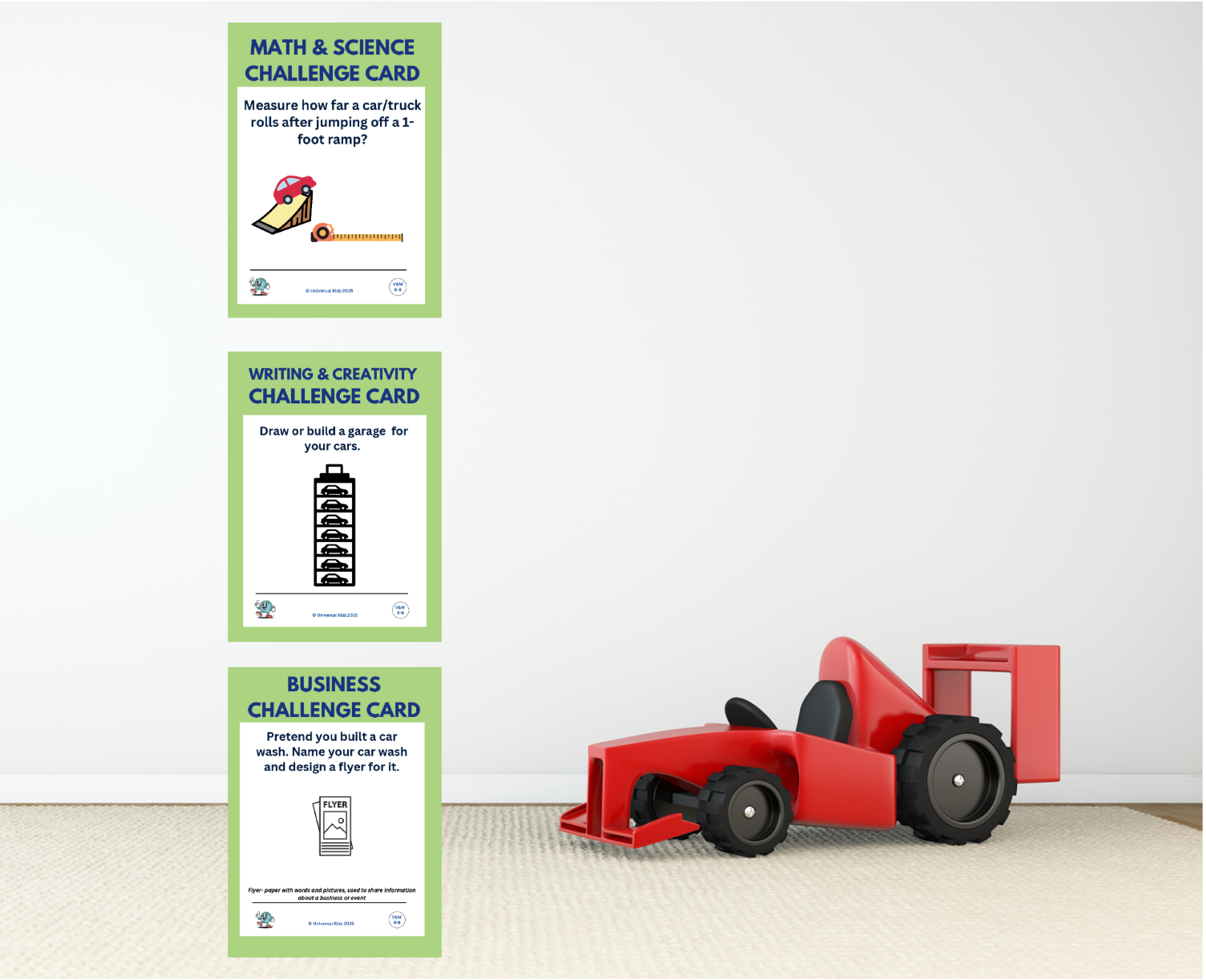 UniKidz Challenge Cards Learning Bundle