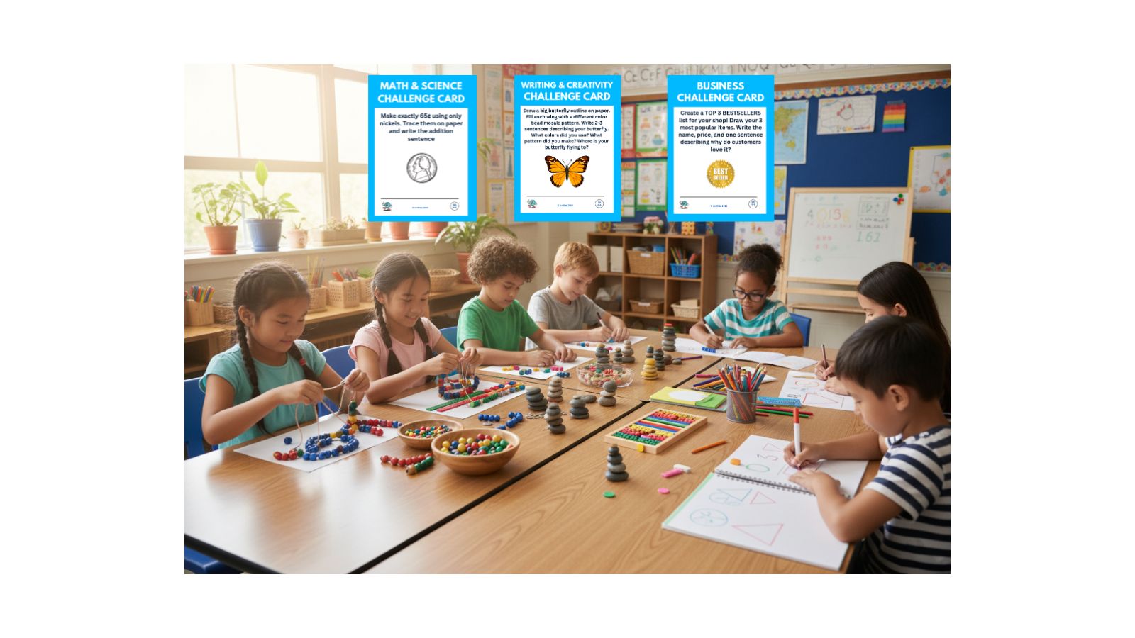 UniKidz Challenge Cards Learning Bundle